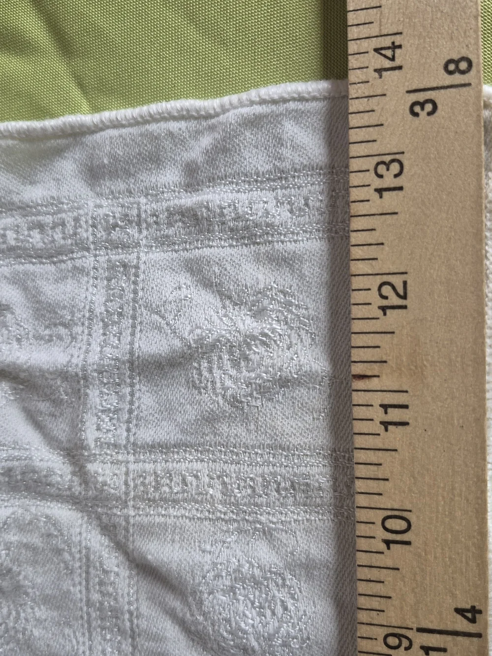 White Textured Cloth Napkins